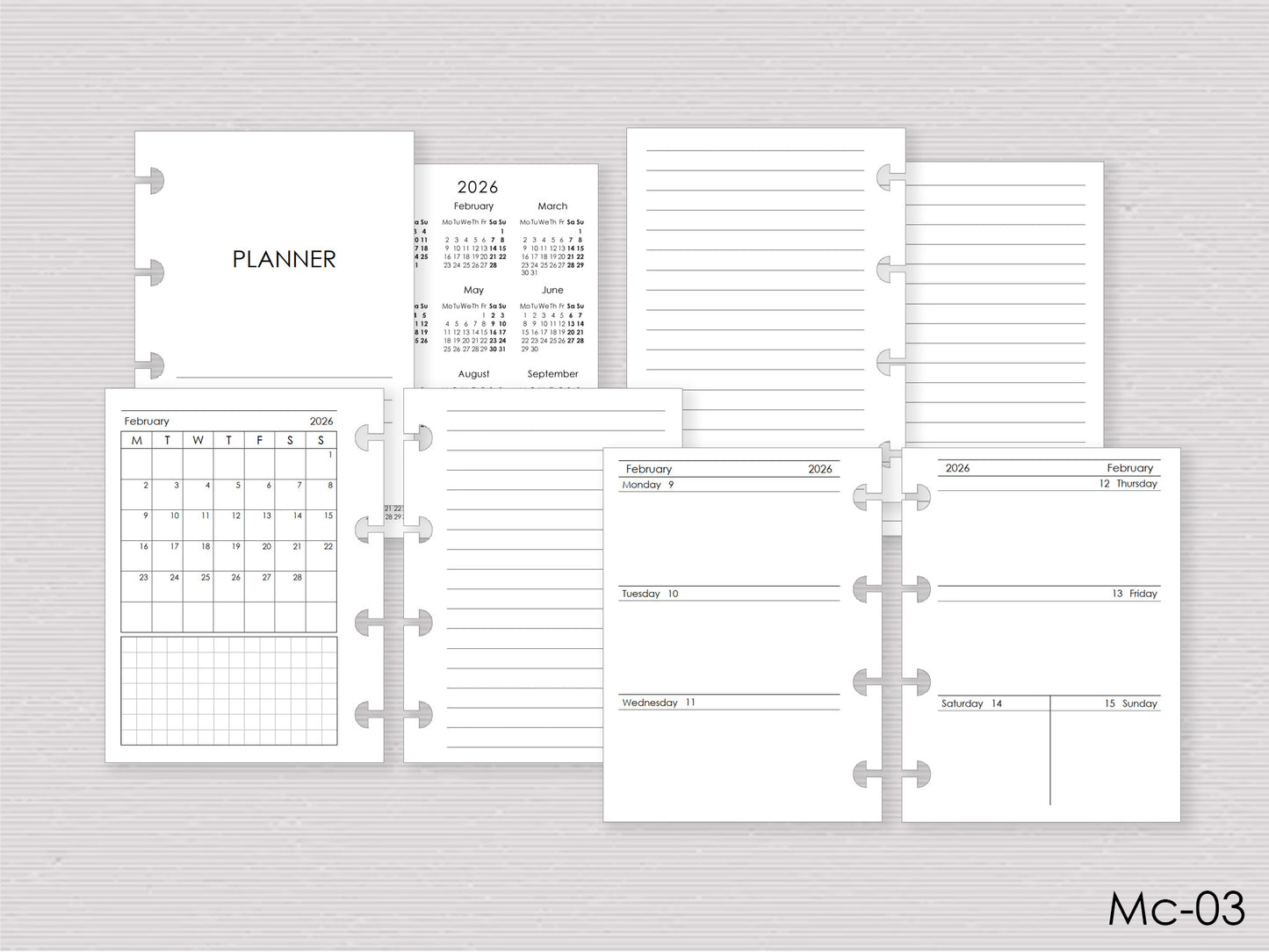 Set of pages for Happy lanner micro 