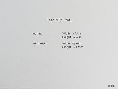 Printable Monthly Pages (Personal size) - Digital Inserts R-101