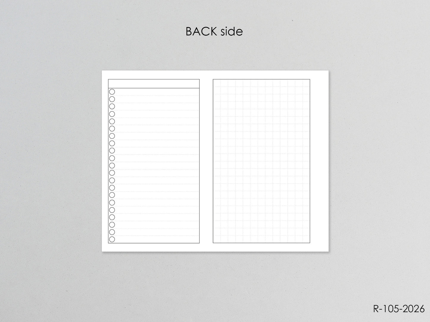 Printable 2026 Fold Out Monthly Pages (Pocket Size) - Digital Inserts R-105d