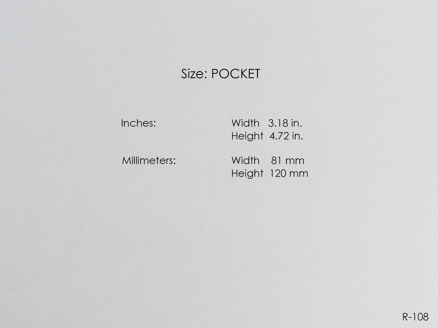 Printable Horizontal Montly Pages (Pocket size) - Digital Inserts R-108