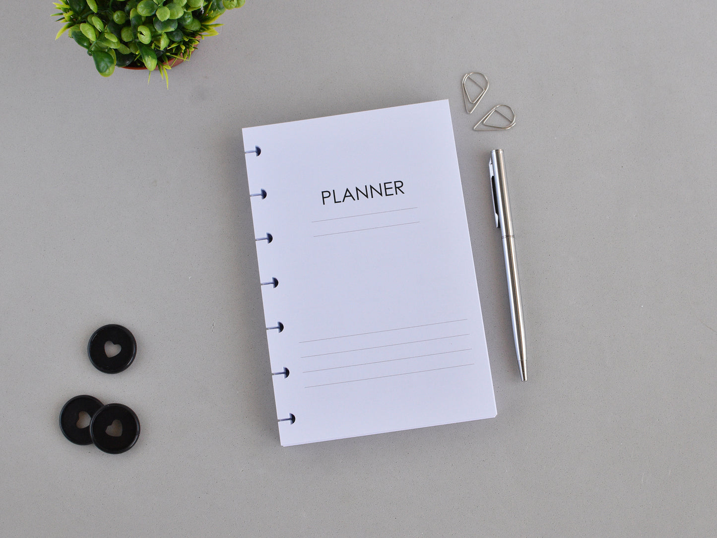 Disc Planner Inserts Bundle - Monthly And Weekly Refill (HP Mini Size) / M-04