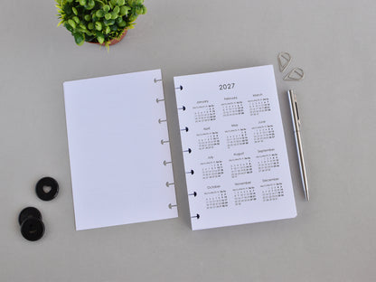 Disc Planner Inserts Bundle - Monthly And Weekly Refill (HP Mini Size) / M-04