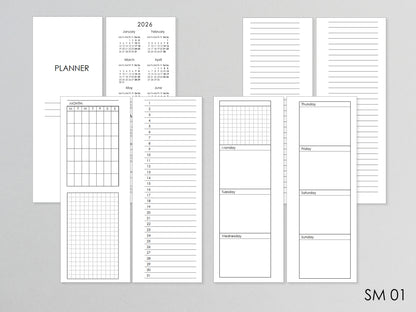 Pages for happy planner skinny mini