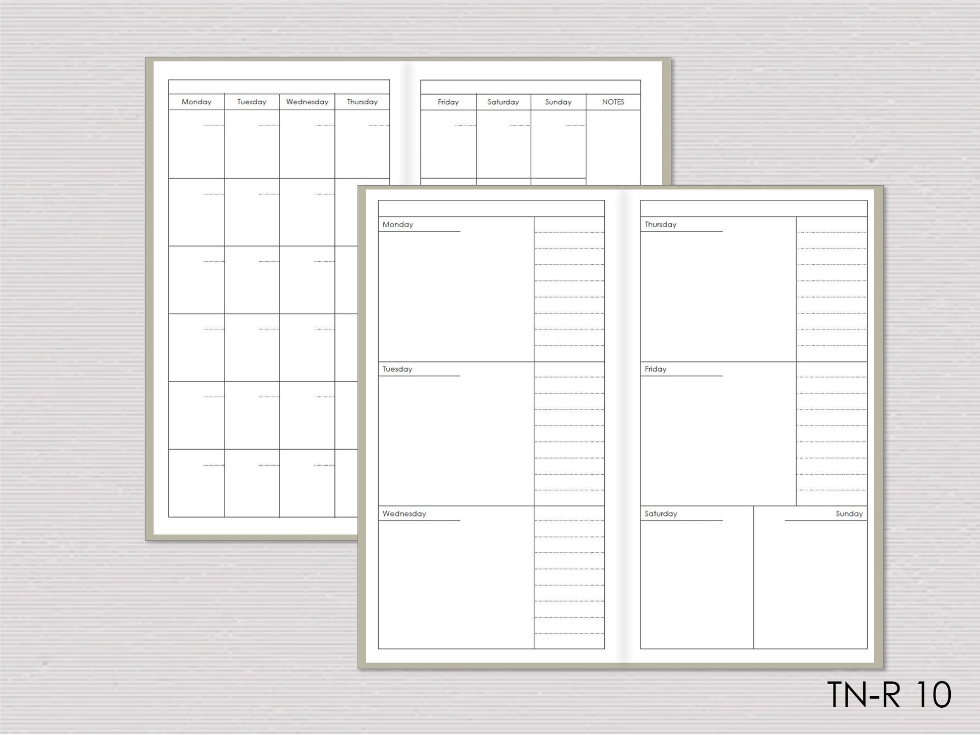 Planner pages Personal size
