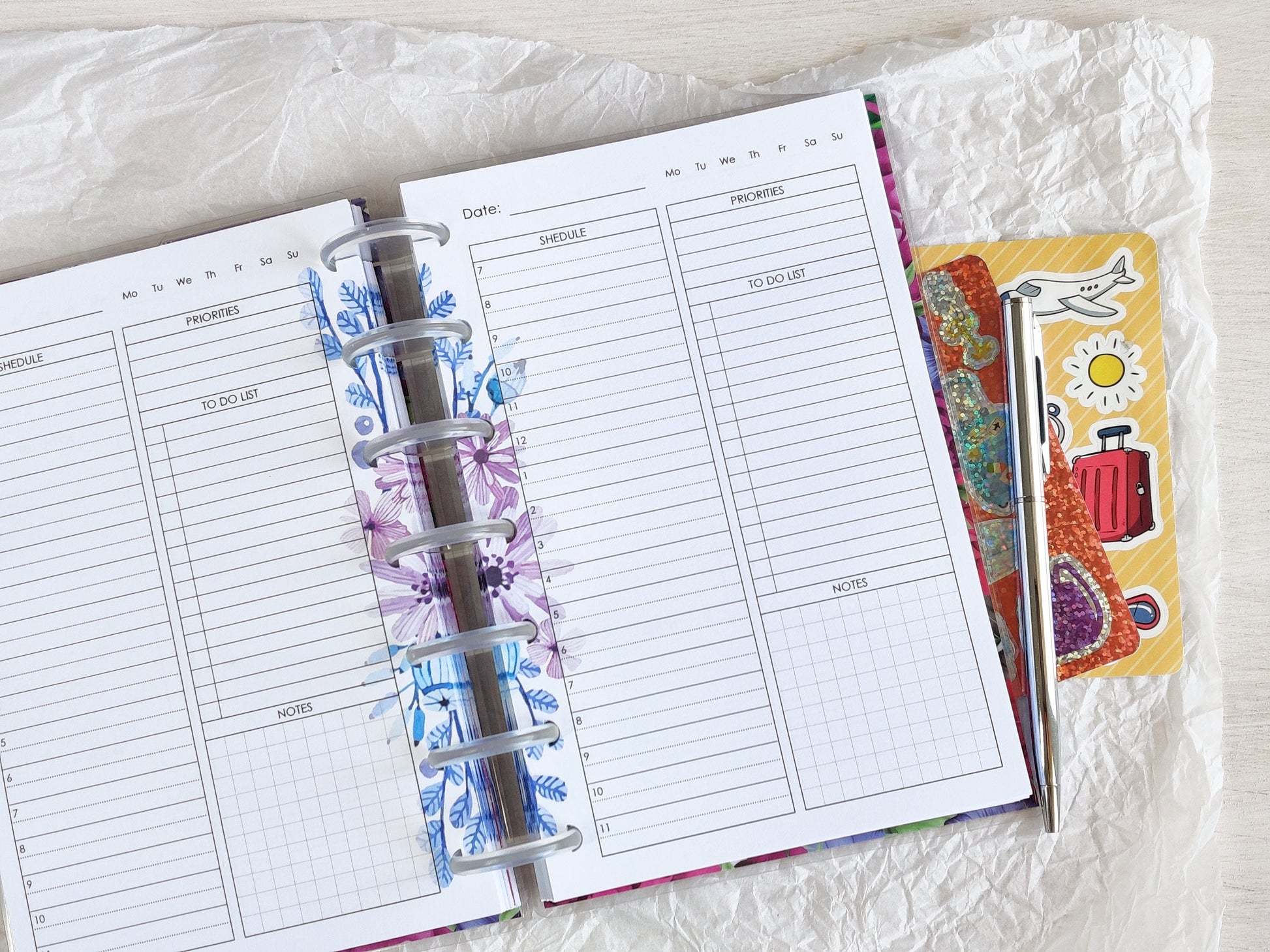 Daily inserts for Happy Planner