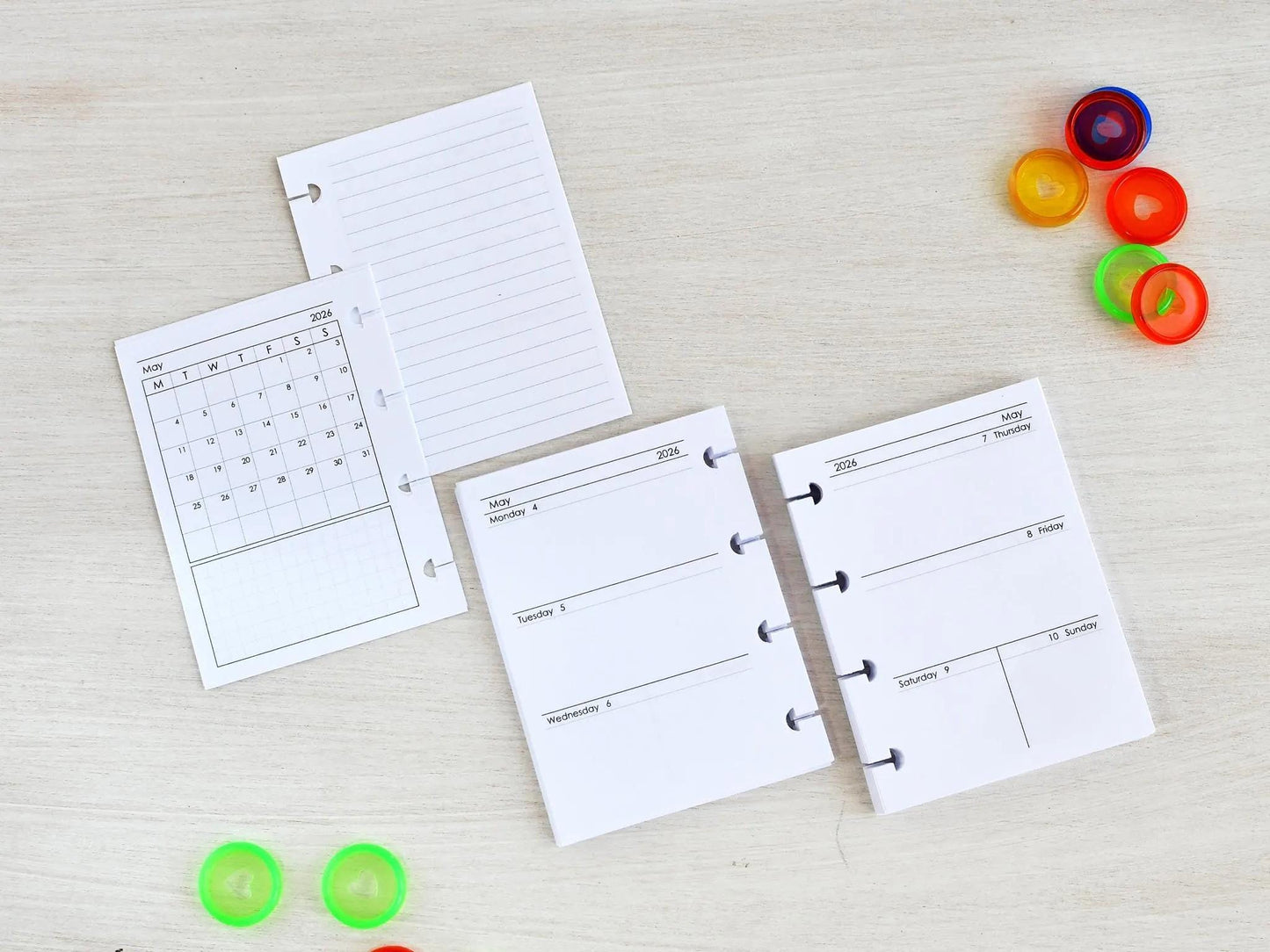 HP Micro planner inserts - Happy Planner refill