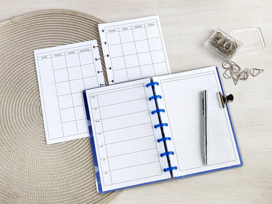 Happy planner inserts Hobonichi styled