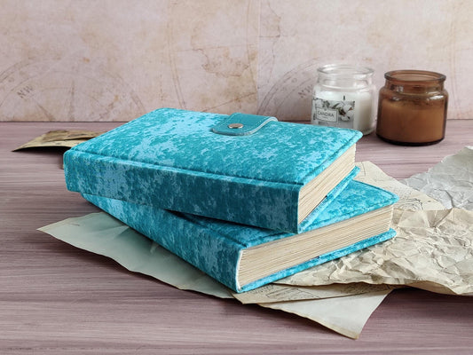 Vintage Notebook Fabric Cover - Old Paper Book (B6, A6 size)