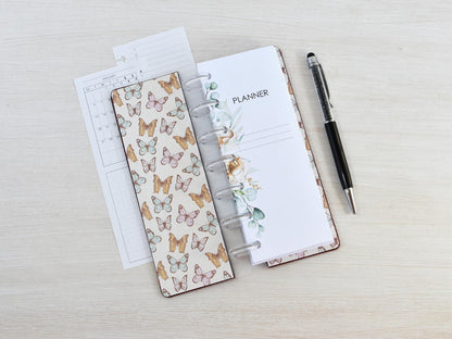 Disc-Bound Planner Notebook - Faux Leather Cover (HP Skinny Mini Size )