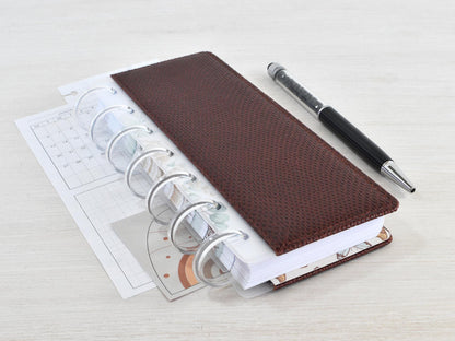 Disc-Bound Planner Notebook - Faux Leather Cover (HP Skinny Mini Size )