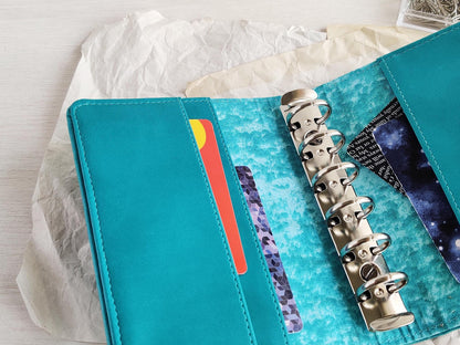 Pocket Ring Notebook Cover - Binder Organizer (Pocket size)