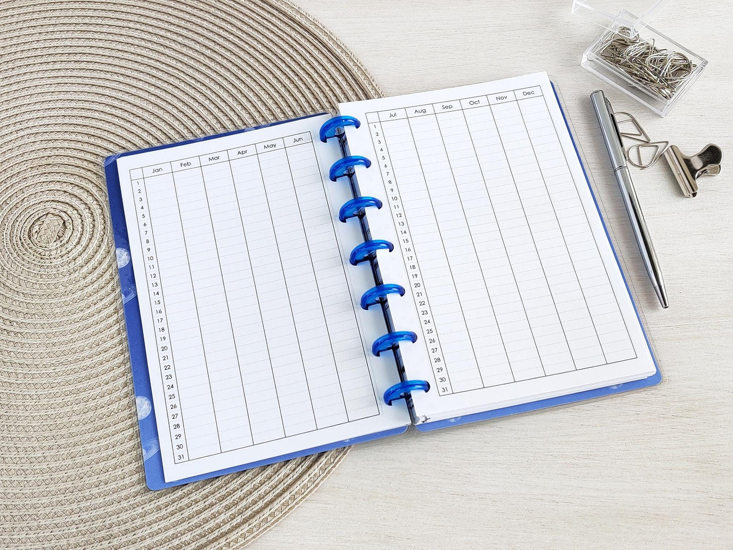 Yearly review for Happy Planner Mini size