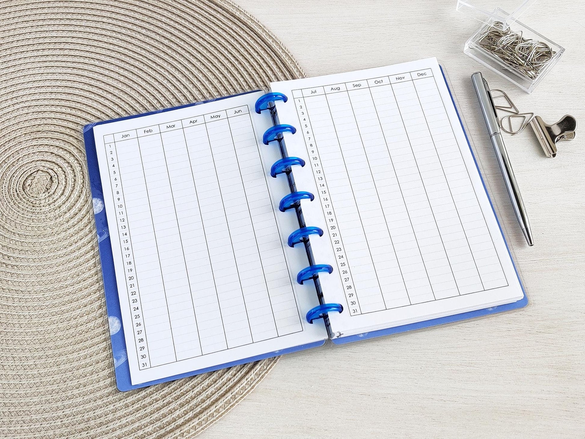 Yearly review for Happy Planner Mini size