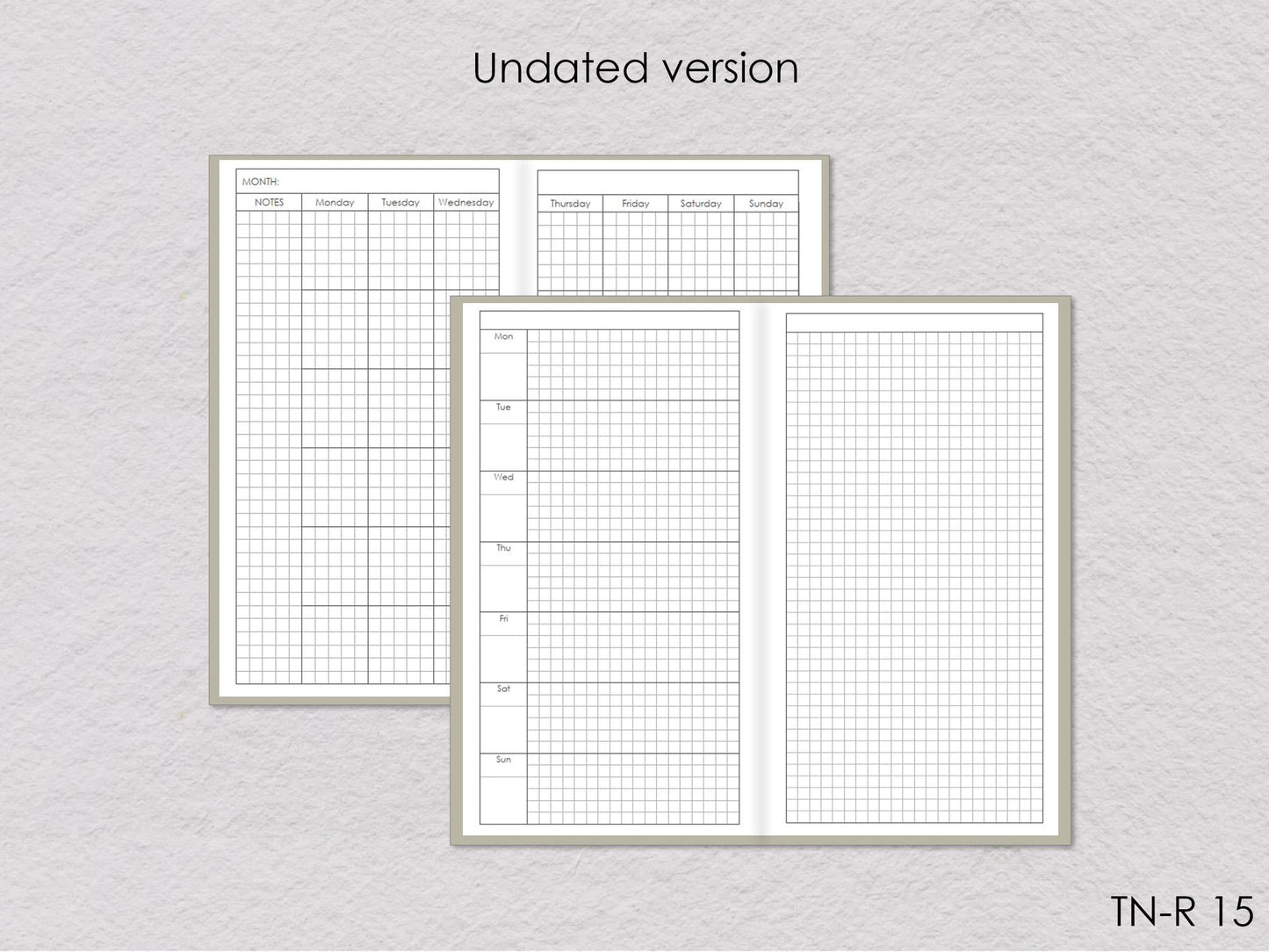 pages for travelers notebook standard undated version