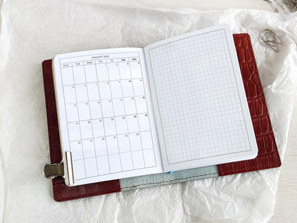 Travelers notebook monthly inserts passport size