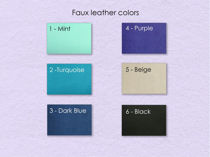 Hardcover Planner: Faux Leather Agenda, Weekly & Monthly