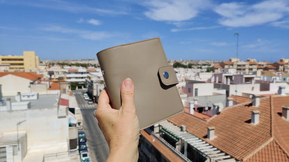 Leather Binder Notebook Organizer - 6-Ring Planner Cover (Pocket / Pocket Plus Size)