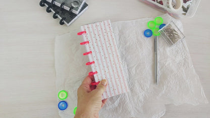 Discbound Planner Notebooks - Monthly & Weekly (HP Skinny Mini and HP Micro Size)