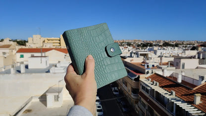Leather Ring Planner - Organizer With Inserts 25mm Rings (Pocket size)
